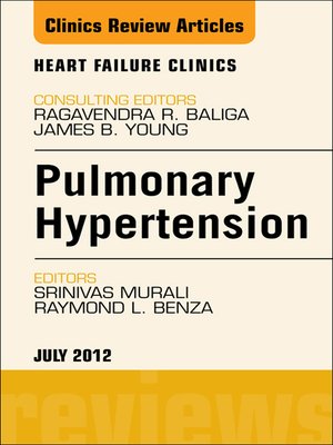 cover image of Pulmonary Hypertension, an Issue of Heart Failure Clinics